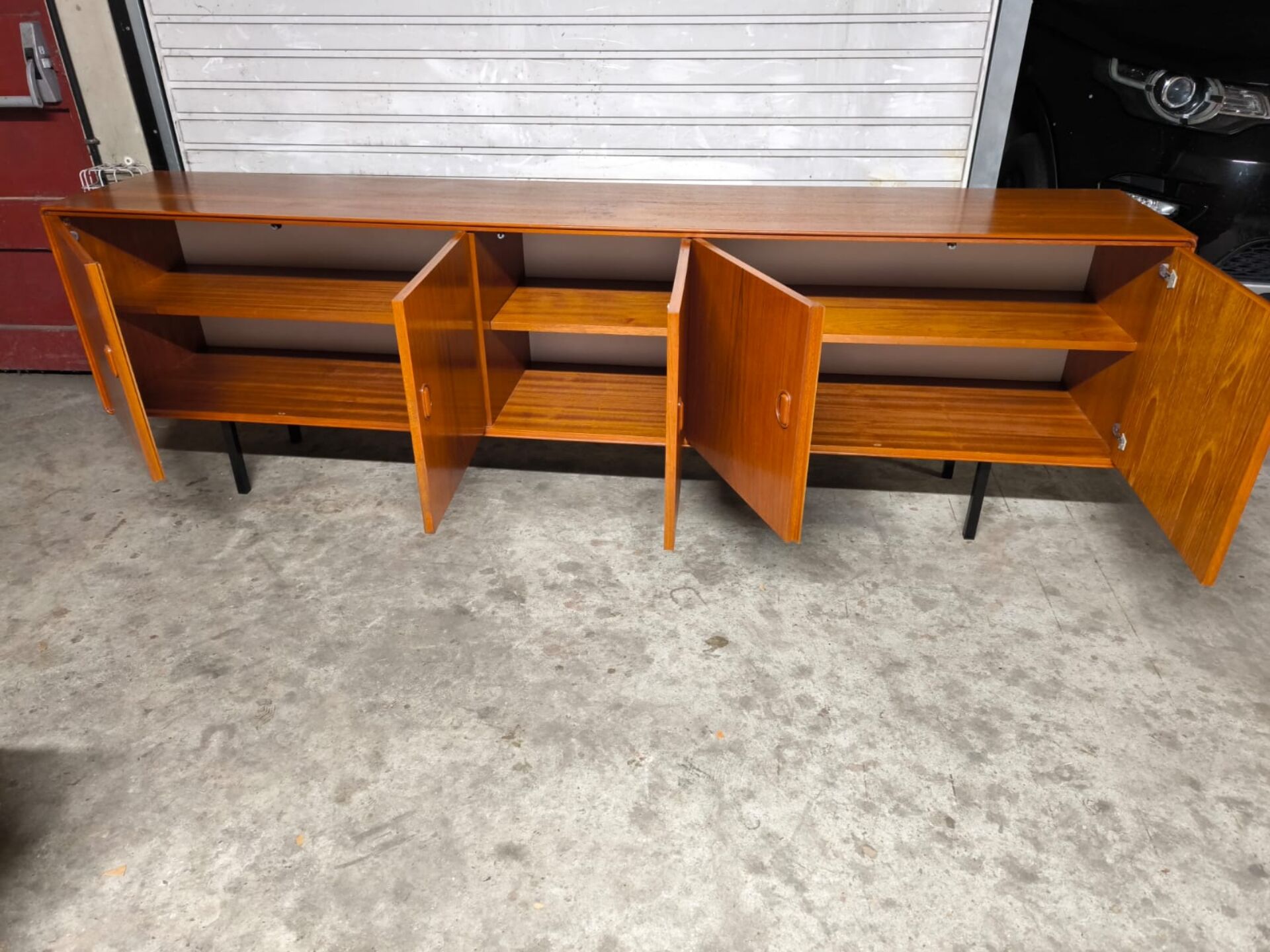 Enfilade scandinave vintage fristho teck années 1970