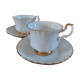 2 cups & 2 saucers Royal Albert