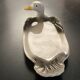 1 duck-shaped ceramic foie gras dish