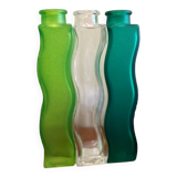 Trio of green wave soliflores