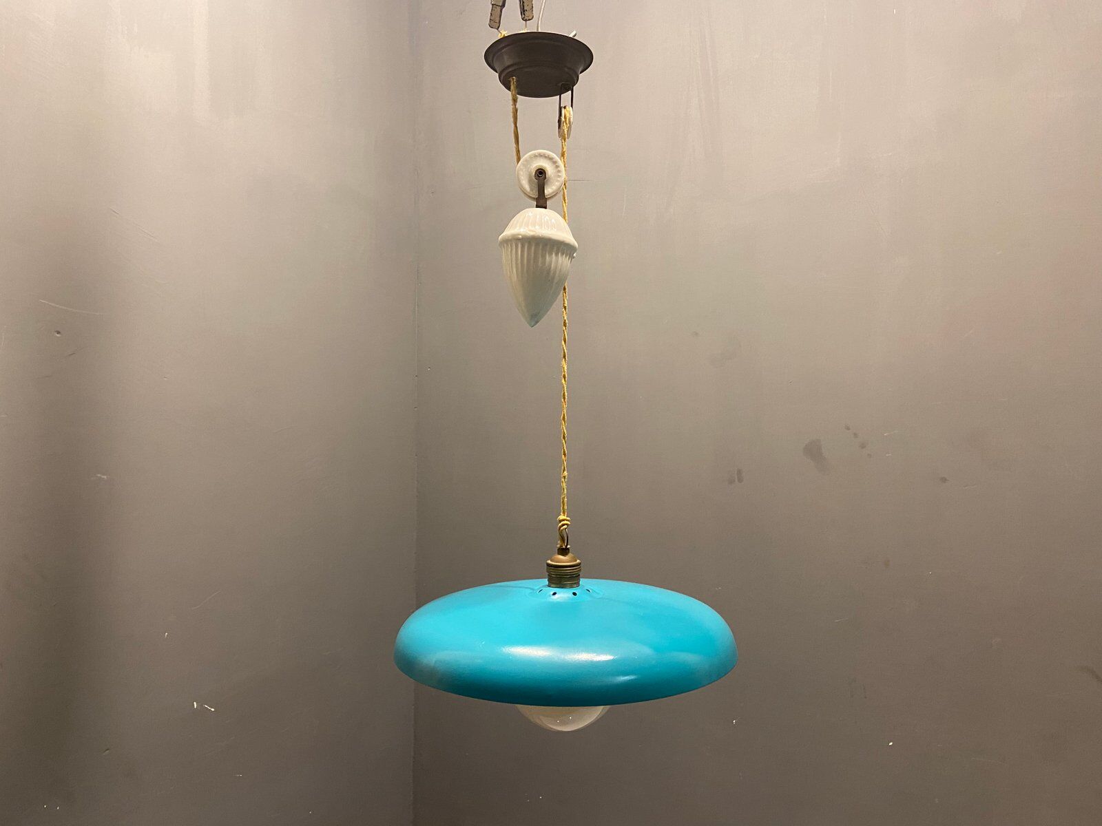 Vintage adjustable weighted pendant, 1950s