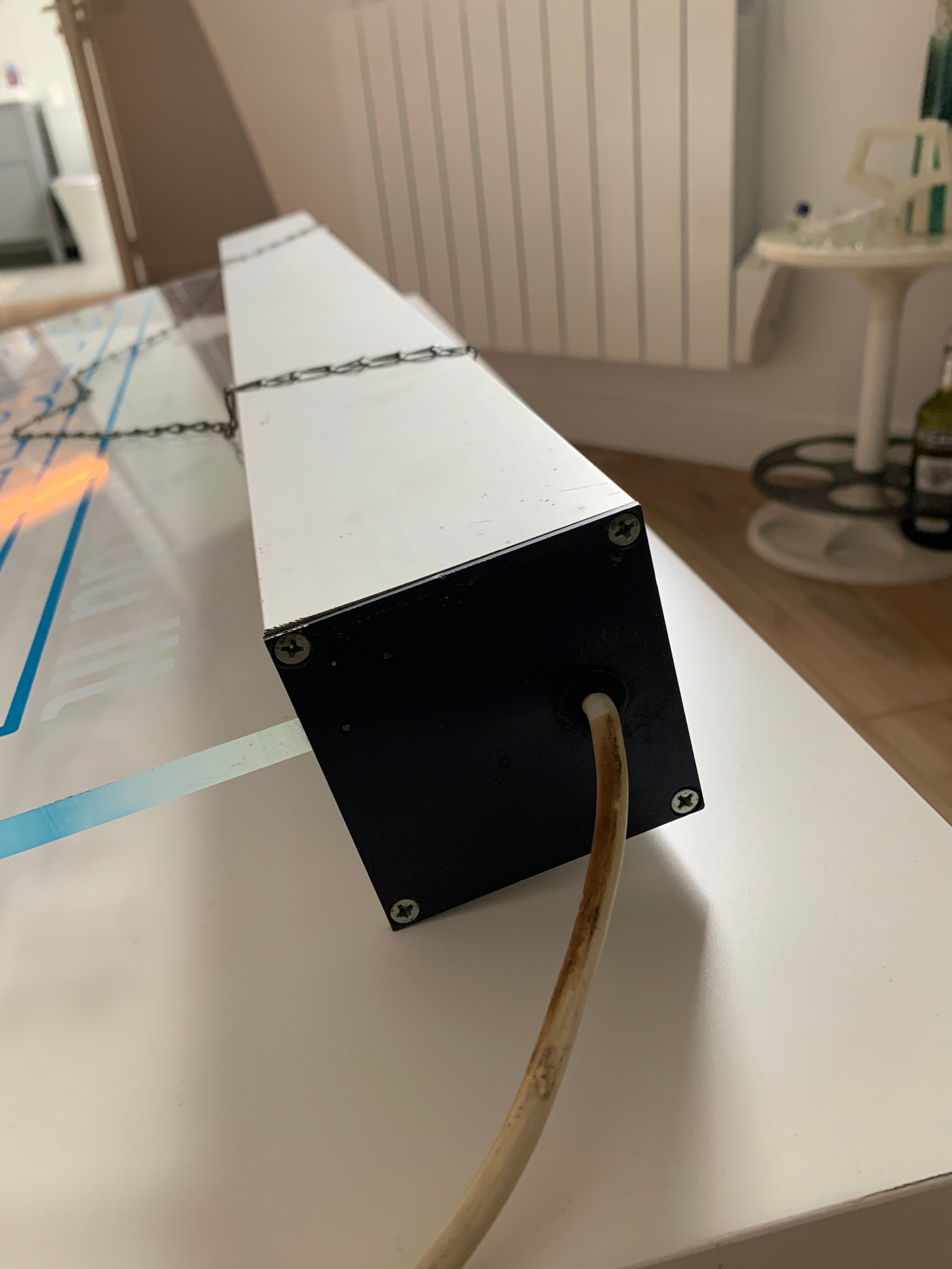 Illuminated vintage advertising sign