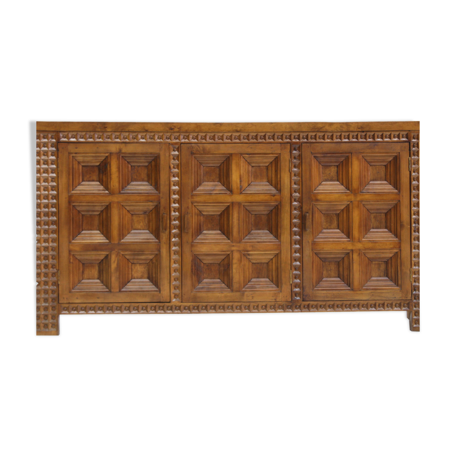Spanish Brutalist Sideboard solid wood