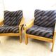 Pair of Scandinavian armchairs, 1970