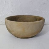 Turned wooden bowl folk art