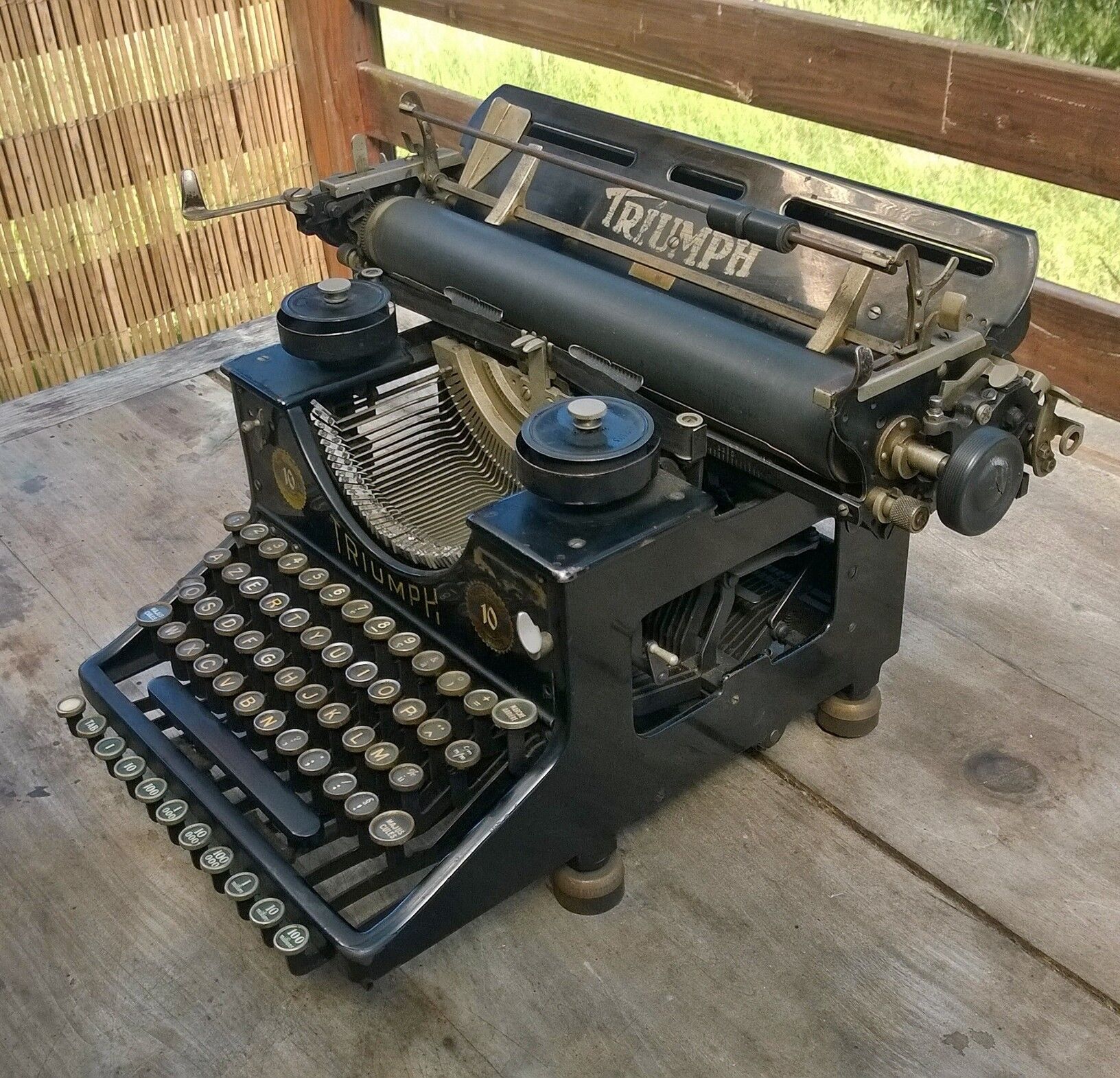 Triumph 1930 typewriter