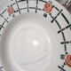 Set of 6 old St Amandinoise St Amand vintage soup plates