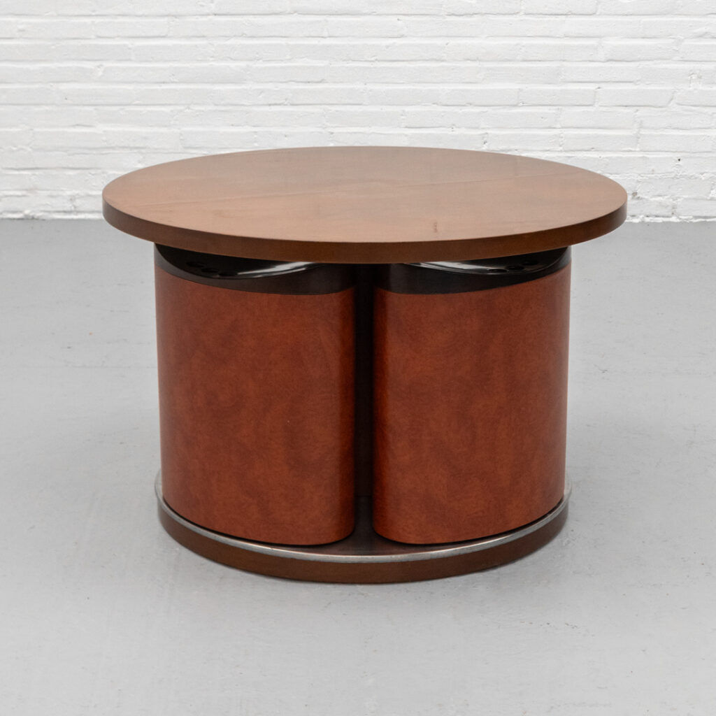 Italian adjustable dining set 1970s