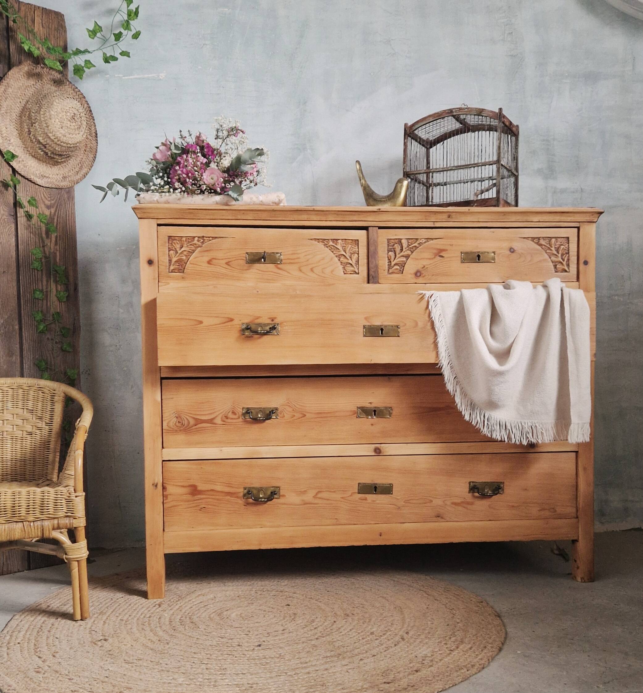 Very old and beautiful chest of drawers.
