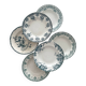6 mismatched ironstone soup plates from Saint Amand
