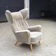 Exceptional Chair has ears Wingback chair years 50