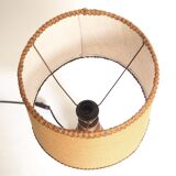 Turned wooden lamp base