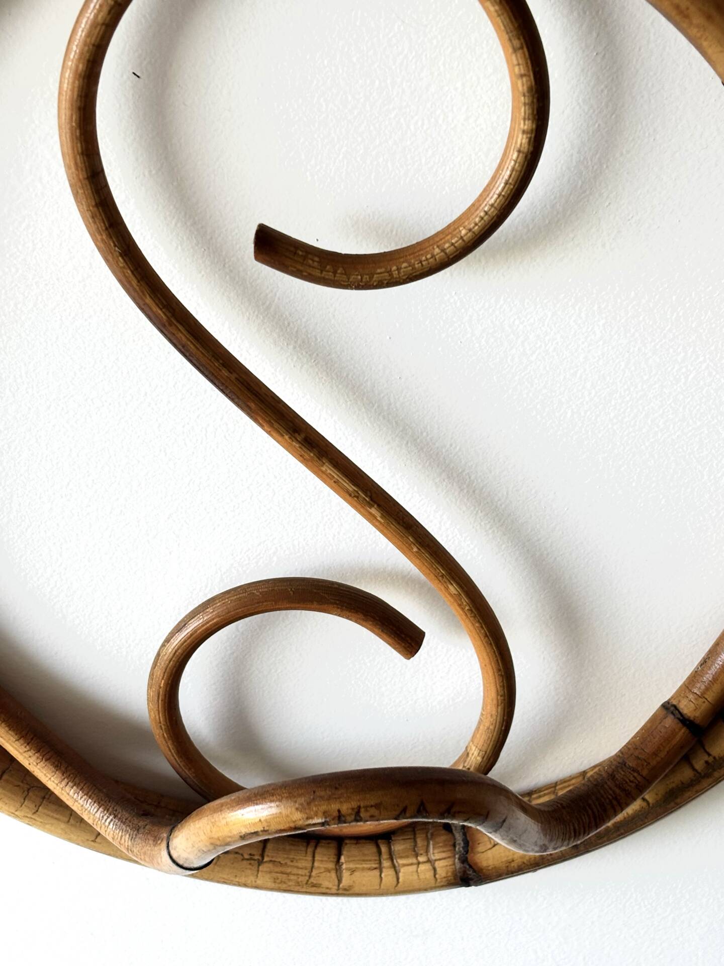 Coat rack in rattan by Franco Albini 1960