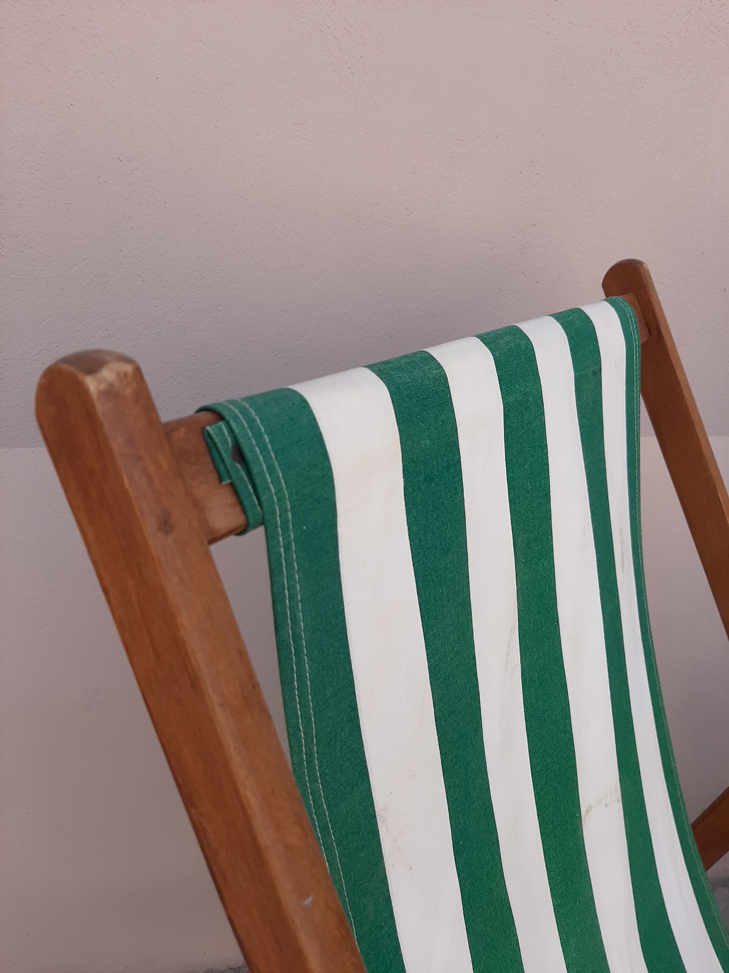 Pair of Chilean vintage sunbeds