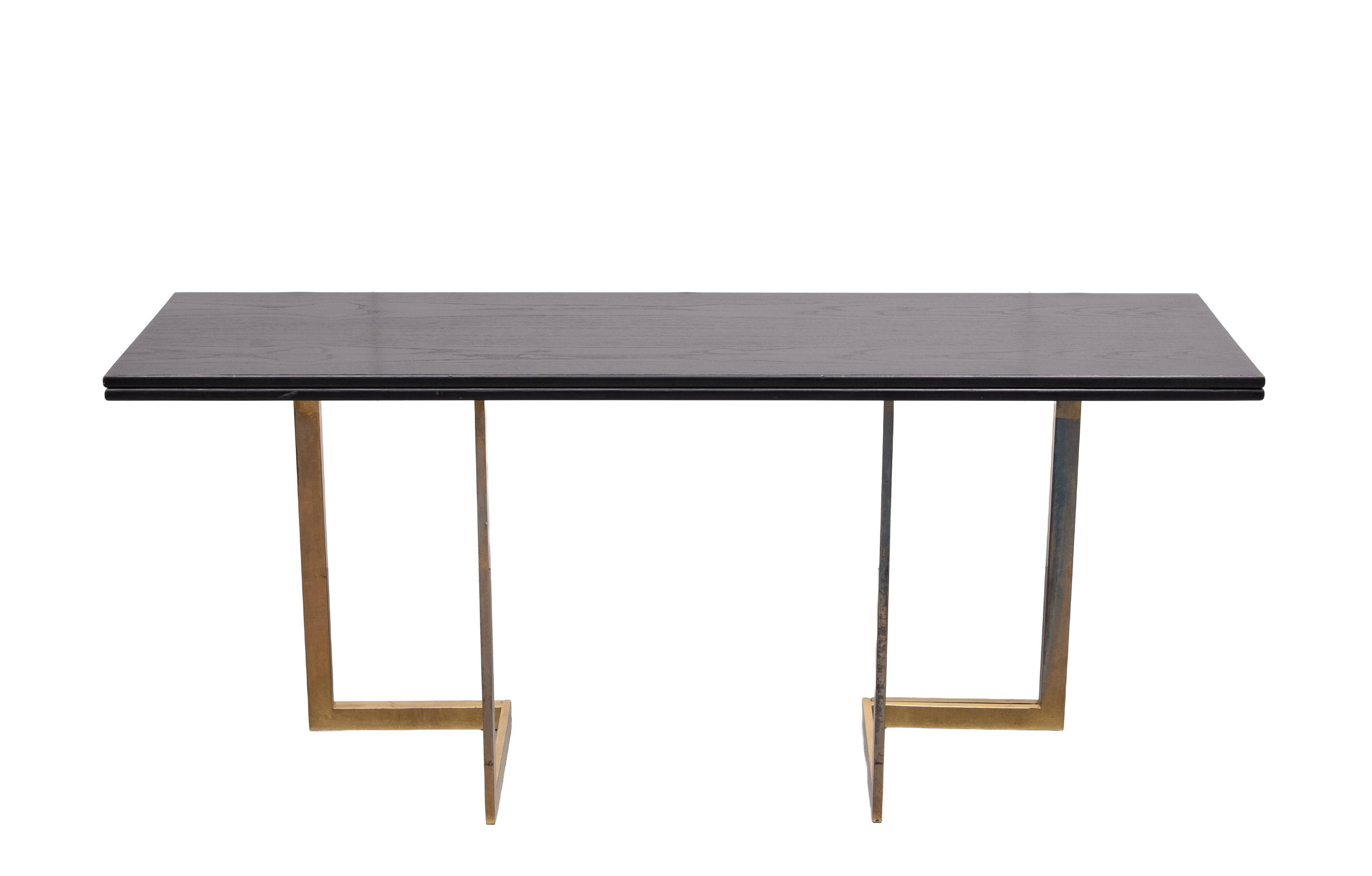 Modular folding out console table, 1970 Italy