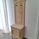 Restored antique oak entrance wardrobe