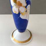 Art Deco Porcelain Vase Königszelt with Gold Decoration, Hand Painted