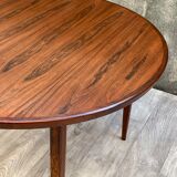 Extendable Scandinavian rosewood table, 1960s