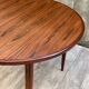 Table scandinave extensible en palissandre, 1960s