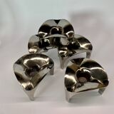 Stackable Candleholder set of 5, Germany 1970s