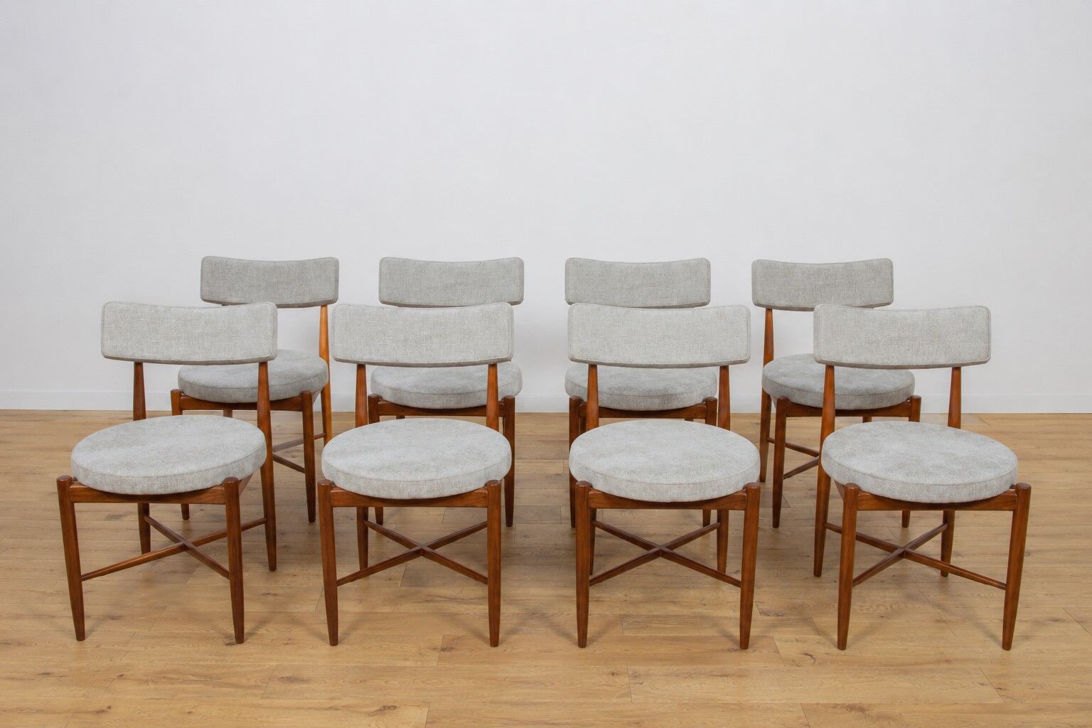 Mid-Century Teak Dining Chairs by Ib Kofod Larsen for G-Plan, 1960s, Set of 8