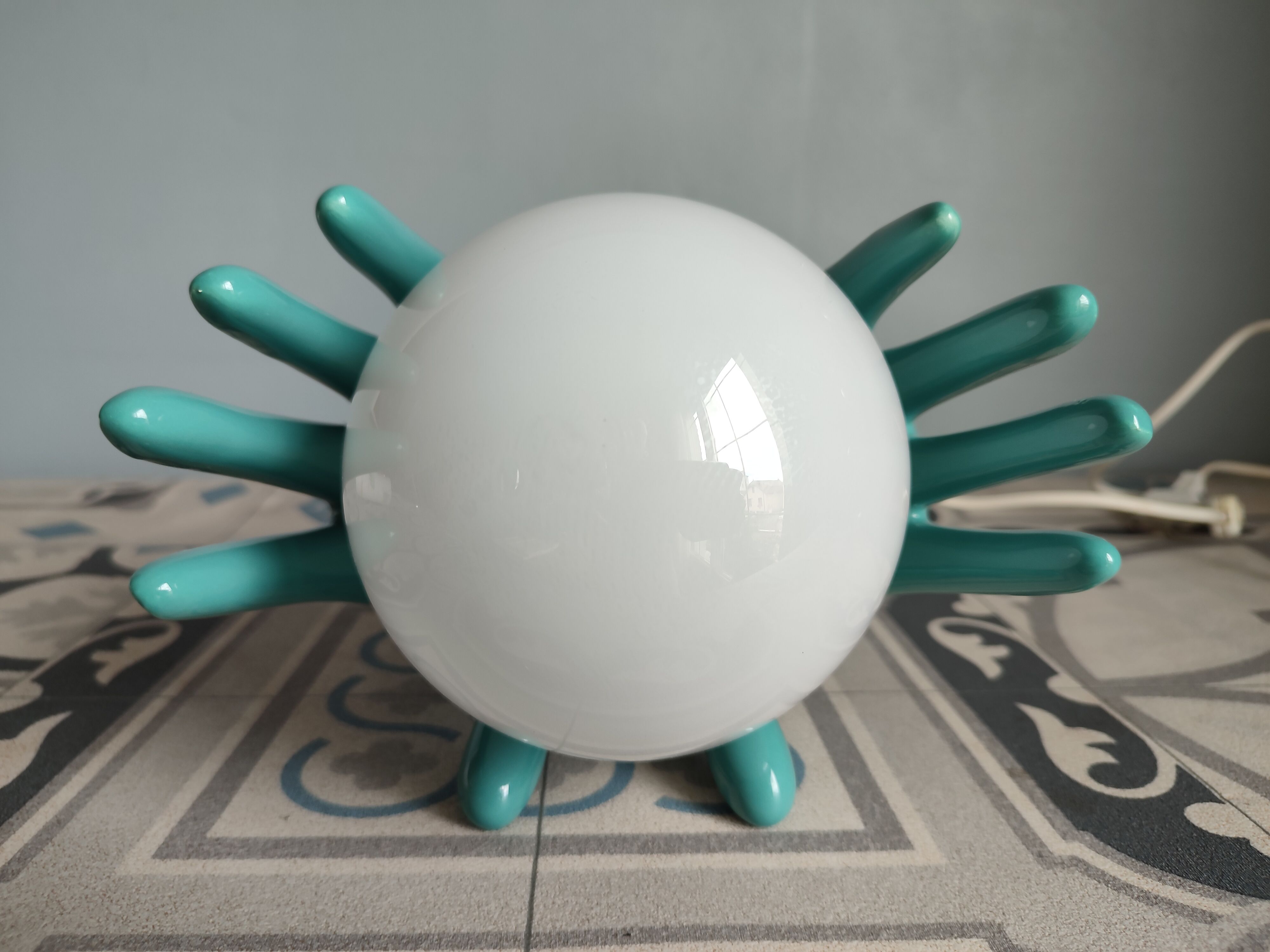 Lampe mains en céramique vintage