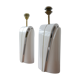 Pair of Late 20th century Ceramic Double Bulb Table Lamps