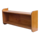 Double wall shelf in solid blond oak from the 1950s