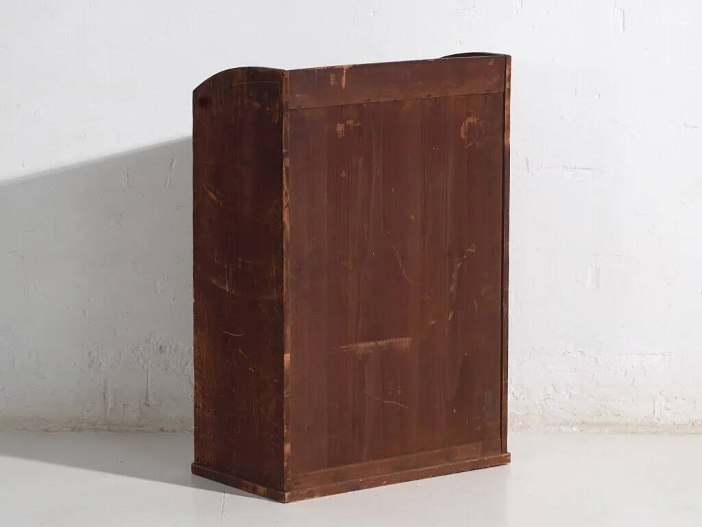 Japanese kodansu side cabinet with glass doors, early Taishō-Showa period (circa 1915-1940) #30