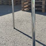 70' wood and chrome kitchen table