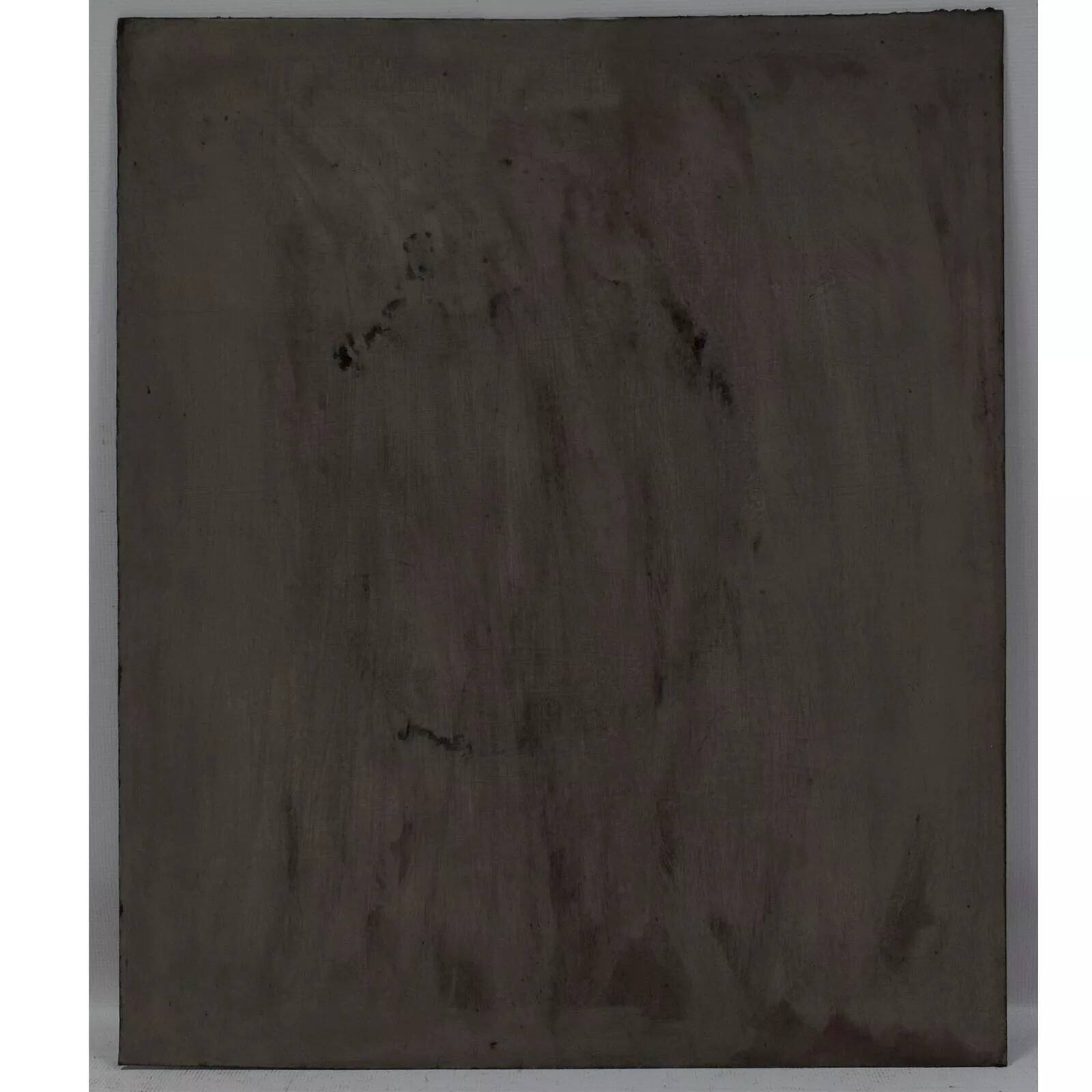 Peinture à l'huile impressionniste vintage représentant un homme à cheval