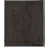 Peinture à l'huile impressionniste vintage représentant un homme à cheval