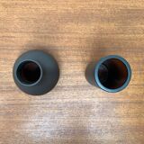 Minimalist German ceramic vases from the mid-century, Wormser Terra-Sigillata, 1960s, set of 3.