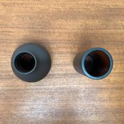 Minimalist German ceramic vases from the mid-century, Wormser Terra-Sigillata, 1960s, set of 3.