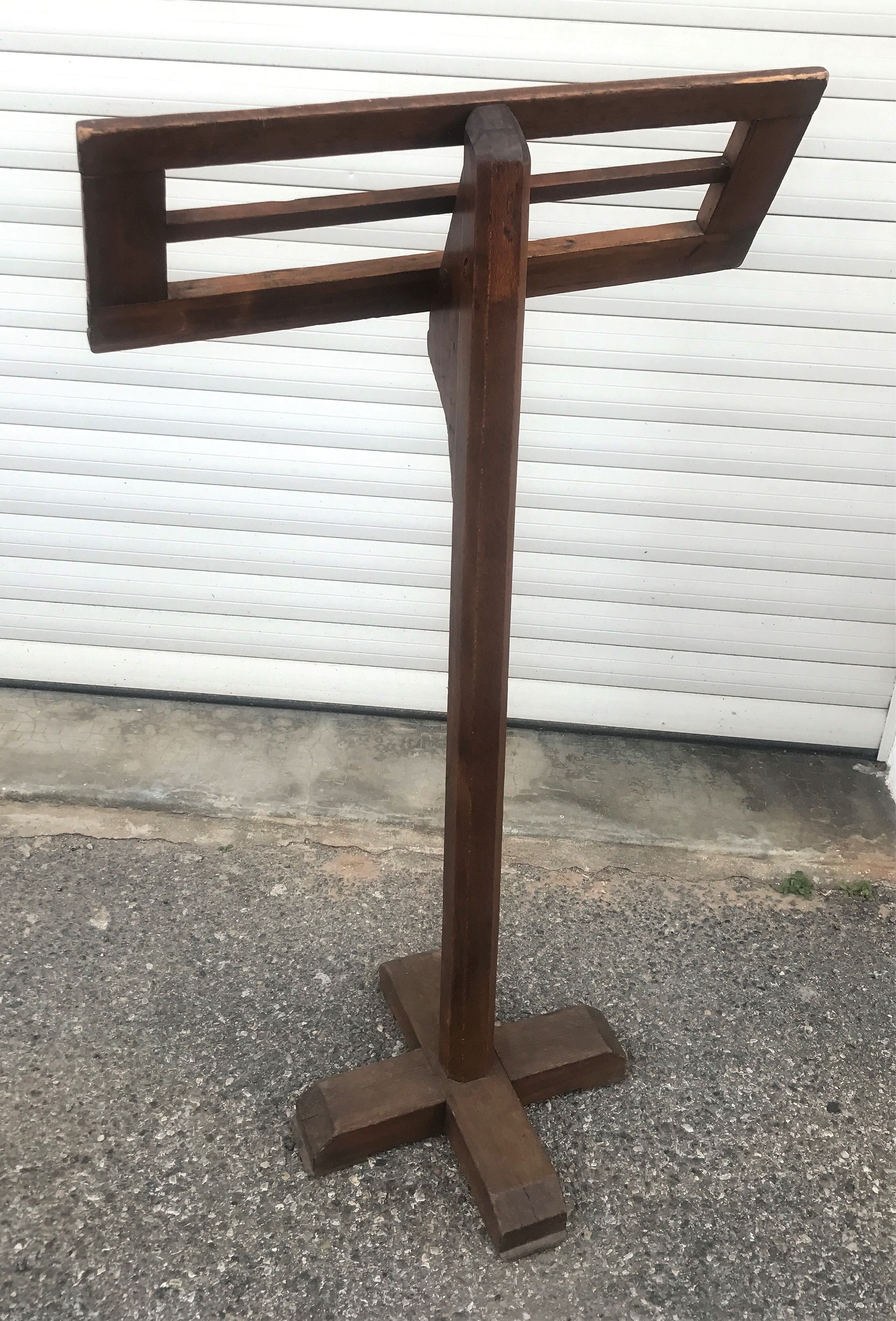 Ancient oak lectern