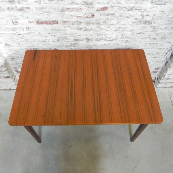 table à manger vintage danoise extensible