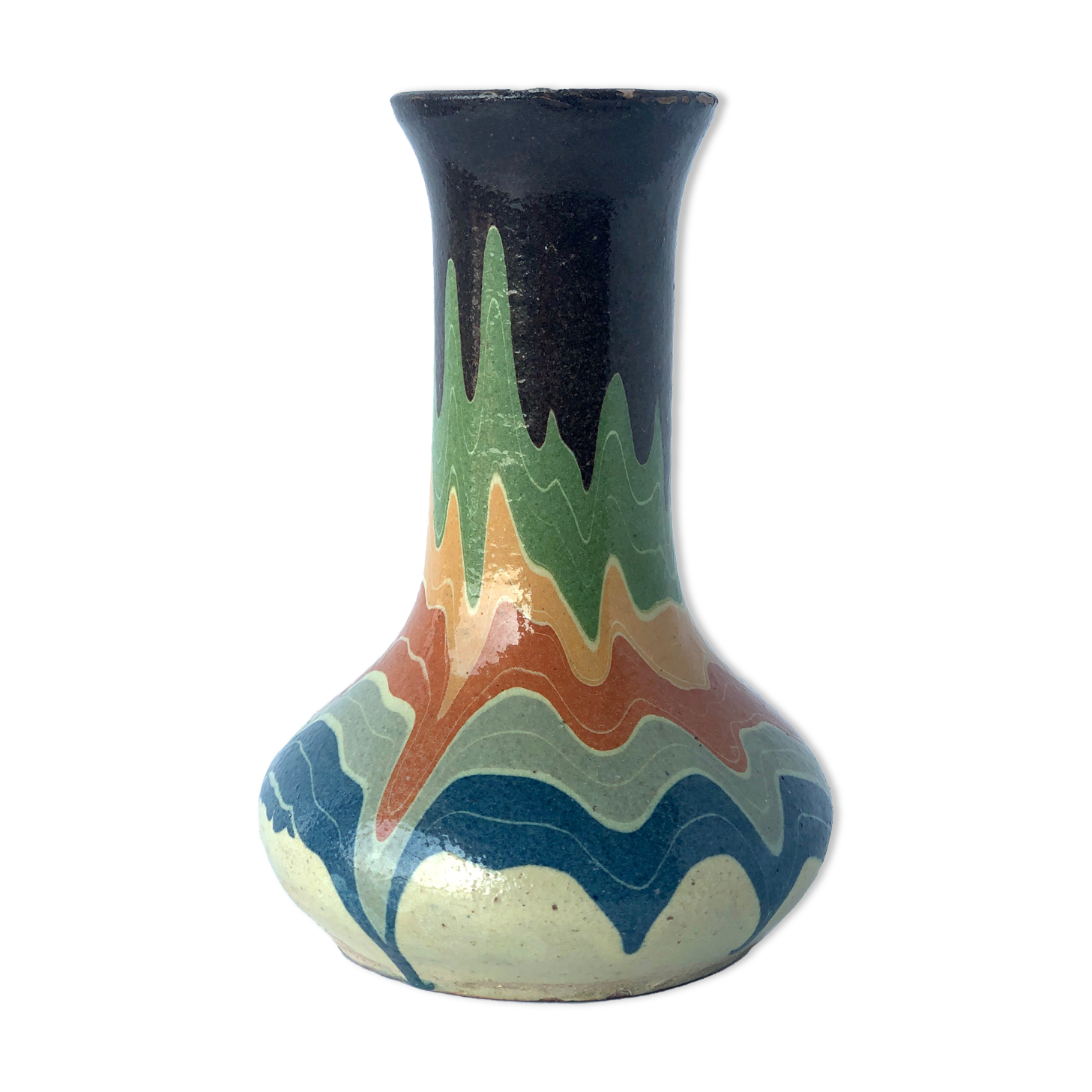 Pottery vase and vintage ceramics