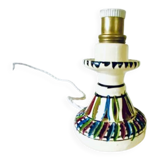 Painted ceramic lamp, 2M fabric cable