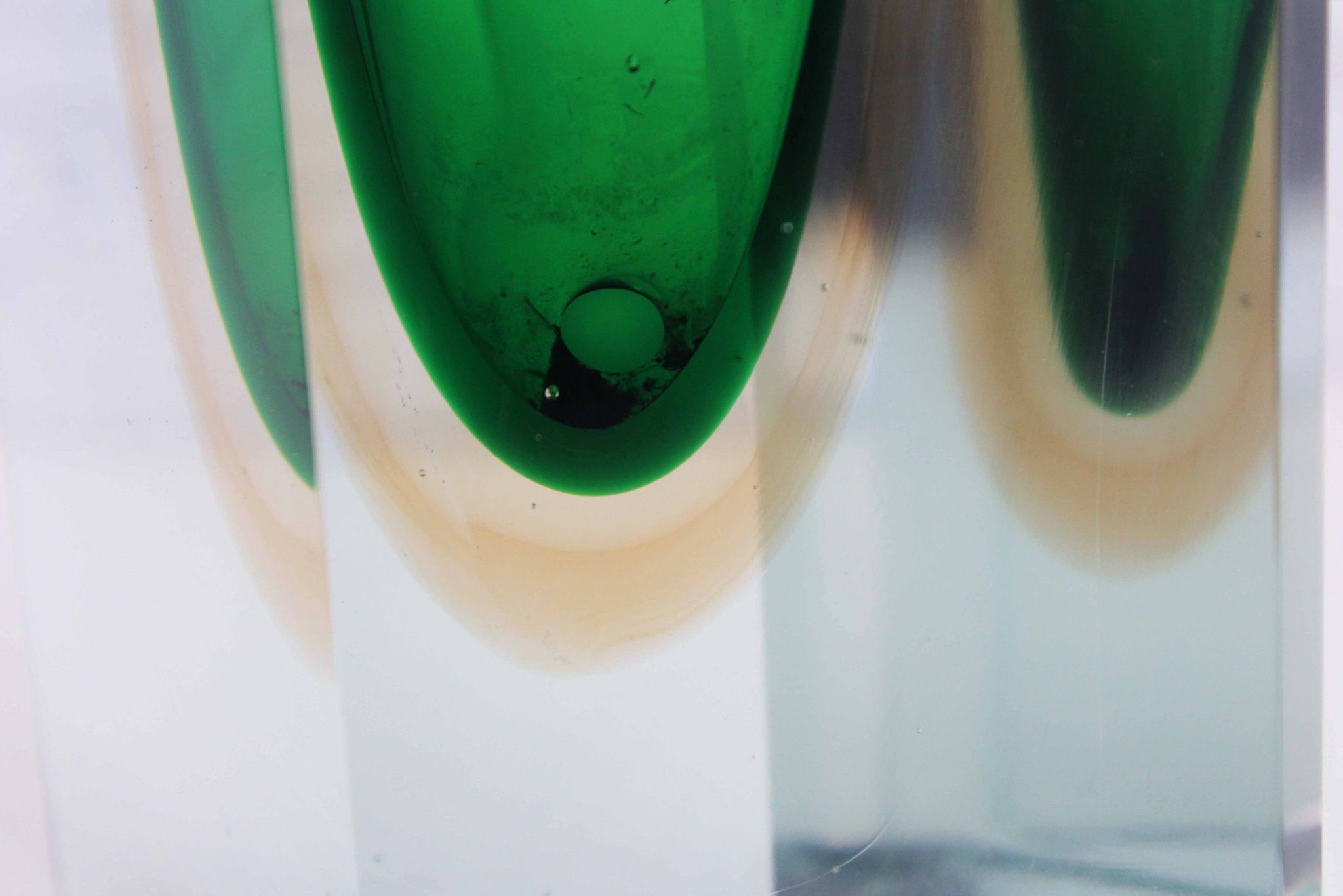 Vase en verre de Murano, Sommerso, 1970