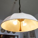 Danish Design Ceiling Lamp 70s Teak Height-adjustable