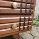 Vintage chest of drawers with splayed legs