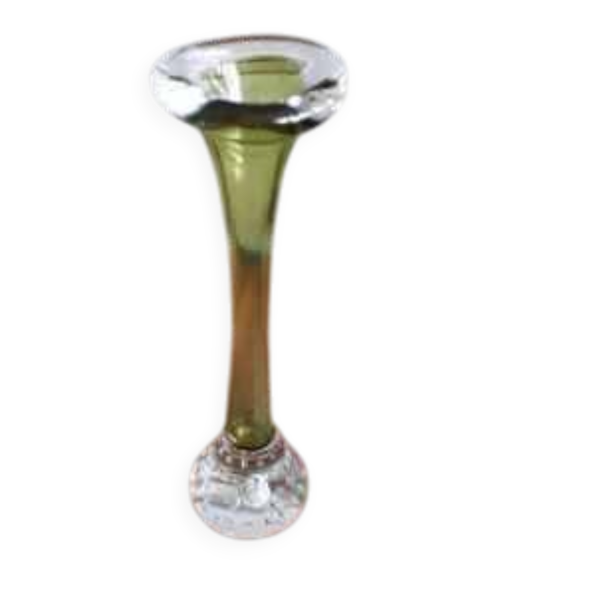 Swedish blown glass soliflore vase
