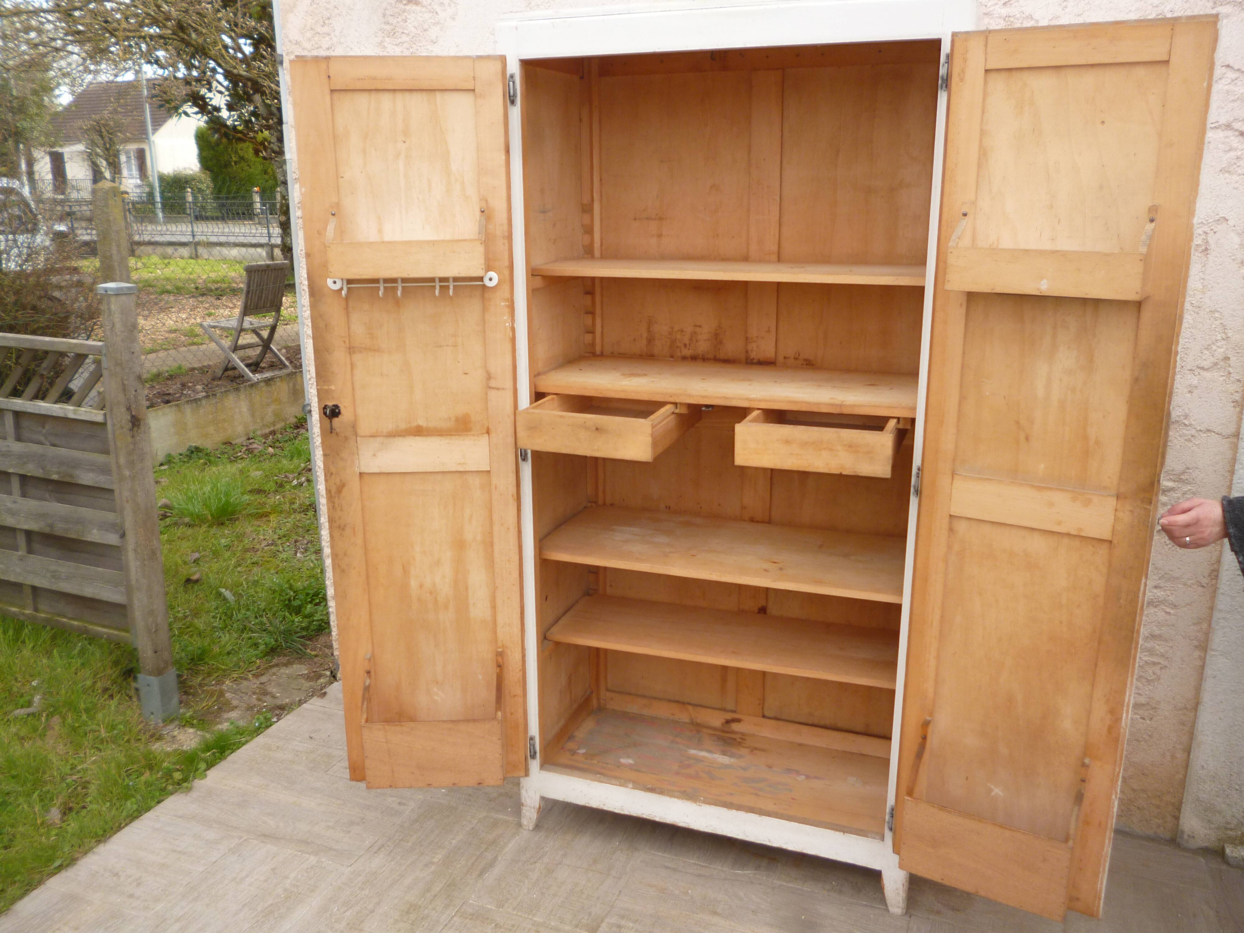 Original Parisian interior kitchen cabinet