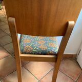Chaise art déco retapissée à neuf