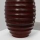 Large French turned wood vase in Art Deco style, ca. 1925