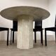 Old vintage Italian design marble table from the 70s