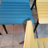Suite of 6 modernist chairs from the 80s