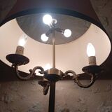 Vintage brass floor lamp
