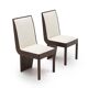 Set of heather wood and fabric chairs, 1940s.