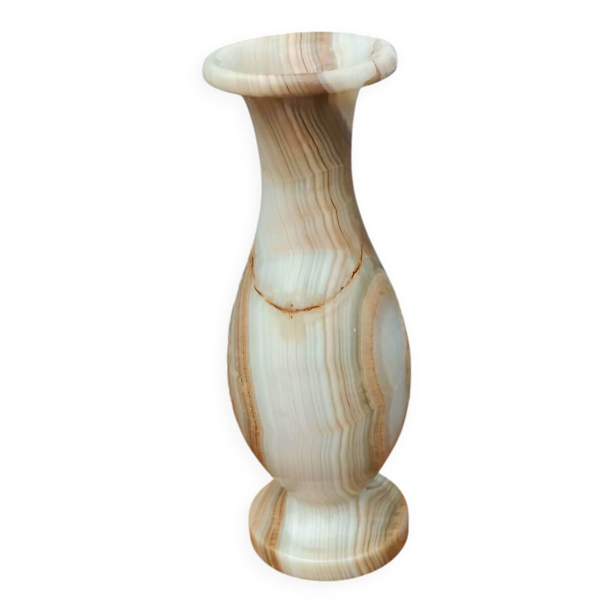 Vintage alabaster vase